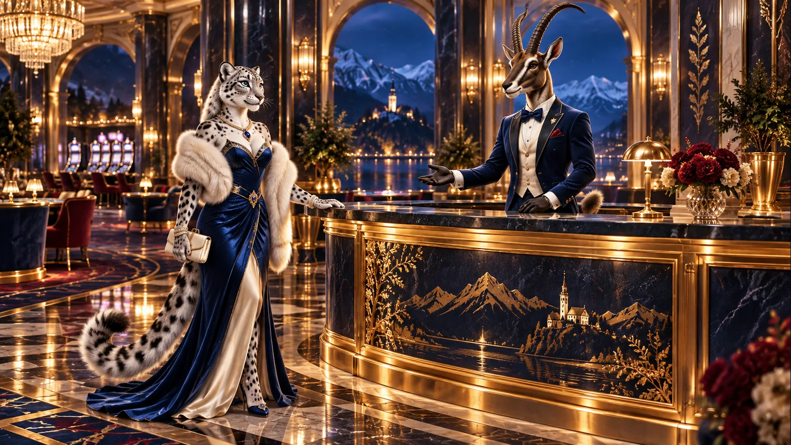 Liki Bizzo Casino v tematskem prizoru