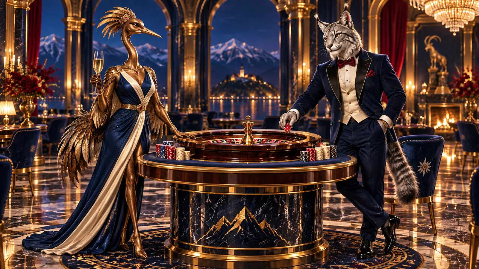 Liki Bizzo Casino v tematskem prizoru